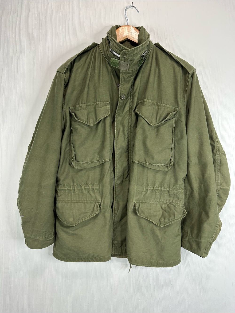 Men's Olive M 65 Military Field Jacket Small Regular